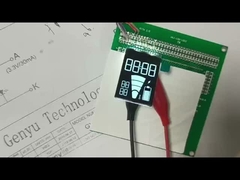 Εικονική οθόνη LCD Λευκή γραφική Μαύρη οθόνη Μακρή λωρίδα 4.5V 9PIN