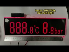 Εικονική οθόνη LCD μαύρο τμήμα οθόνης τύπου RGB χρώμα για ντεσινφέκτινγκ ντουλάπι
