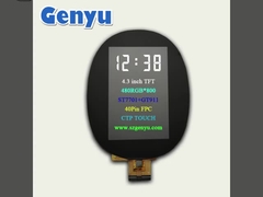4.3 ιντσών TFT LCD Συγκινητική οθόνη αφής 480x800 κουκίδες 40pin RGB διεπαφή