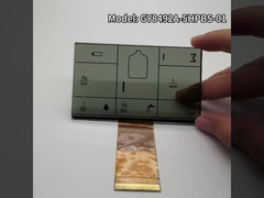 3.0V Custom LCD Panel Black Silk Screen Τμήμα TN Μεταδοτικό FPC Connect