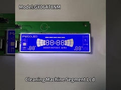 Προσαρμοσμένη σχεδίαση LCD οθόνης STN Segment Blue 30PIN για καθαριστικό