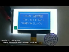 2.15 ιντσών 128x64 Εικαστική οθόνη LCD STN Λευκό σε μπλε 34PIN Φύρεση FPC