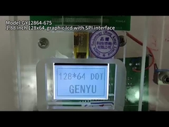 1.88 ίντσες 128x64 Dot Matrix LCD Display Module FSTN Λευκό 14PIN SPI Διασύνδεση