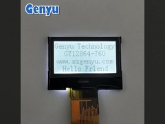 0.96 ιντσών 128x64 Μονοχρωμική οθόνη LCD FSTN 15pin Λευκό φως πίσω SPI Διασύνδεση