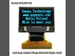 Τύπος μήτρας 0,96 ιντσών OLED οθόνη 128x64 Pixels SSD1306 30pin Soldering FPC