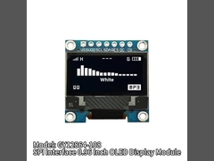SPI Διασύνδεση 0,96 ιντσών OLED οθόνη 128 * 64 Pixels SSD1306 Driver
