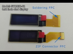 0.91 ίντσες OLED οθόνη 128x32 Pixels Μπλε 12PIN SSD1306 με SPI διεπαφή