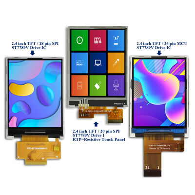 Οθόνη TFT LCD 2,4 ιντσών με ανάλυση 240x320 και διεπαφή SPI για οικιακές συσκευές