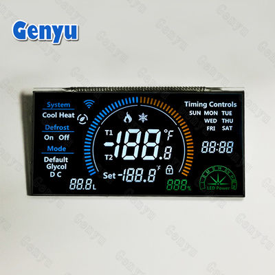Καλή τιμή. 3.3V VA LCD Display Panel Μαύρη οθόνη LCD με τμήμα 46PIN Λευκό φως πίσω σε απευθείας σύνδεση