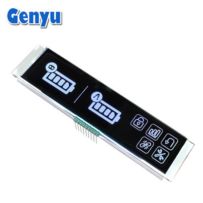 Καλή τιμή. 4.5V 9PIN VA LCD οθόνη λευκή γραφική μαύρη οθόνη μακρά λωρίδα σε απευθείας σύνδεση