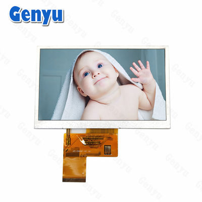 Καλή τιμή. 5 ιντσών TFT LCD οθόνη TN Μεταδοτική 800x480 Ανάλυση 40PIN Παράλληλη RGB 24 Bit σε απευθείας σύνδεση
