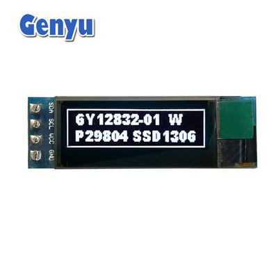 Καλή τιμή. Λευκό 0,91 ιντσών OLED οθόνη 128x32 Dots SSD1306 4PIN I2C Διασύνδεση σε απευθείας σύνδεση
