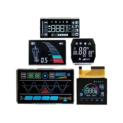 Καλή τιμή. Custom LCD Display Module 8 Digit 7 Segment Display with Black Background LCD Size TN VA Black Monochrome LCD Screen σε απευθείας σύνδεση
