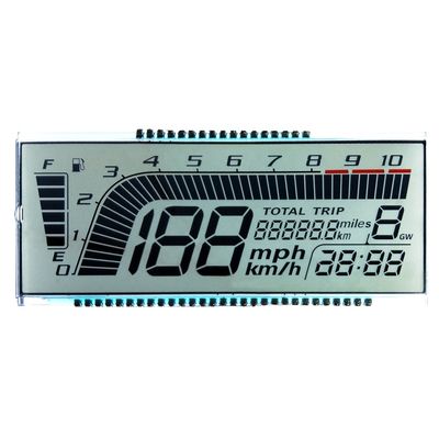 Καλή τιμή. HTN Custom E-bike LCD Display Monochrome 46 Pin Transflective 7 Segment LCD Screen with 6 O'clock Viewing Angle σε απευθείας σύνδεση