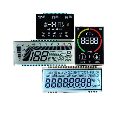Καλή τιμή. PIN Connector Customized Monochrome Lcd Screen Digital Speedometer Meter Lcd TN HTN FSTN Positive Segment Display σε απευθείας σύνδεση