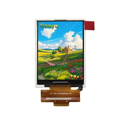 Οθόνη Genyu 2.8 ιντσών 240x320 Pixels TFT LCD με οδηγό 4SPI ST7789 TN Διαπερατή 18 ακίδων Συγκόλλησης