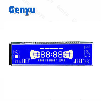 Προσαρμοσμένη σχεδίαση LCD οθόνης STN Segment Blue 30PIN για καθαριστικό