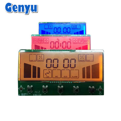 Καλή τιμή. Προσαρμόσιμη οθόνη LCD FSTN θετική διαχωρισμένη 3 χρώματα φως πίσω για ψυγείο σε απευθείας σύνδεση