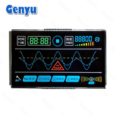 Χρωματικά τμήματα Λευκό φως φόντου VA LCD οθόνη 40 PIN Για ιατρική συσκευή