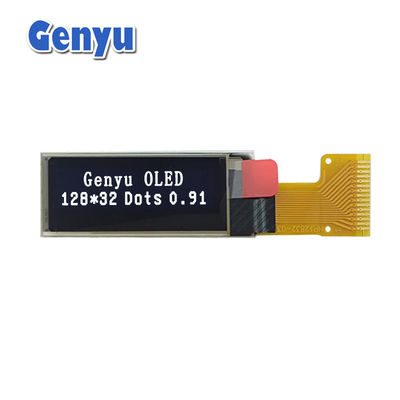 Καλή τιμή. 0.91 ίντσες OLED οθόνη 128x32 Ανάλυση Λευκό 15pin FPC SPI Διασύνδεση σε απευθείας σύνδεση