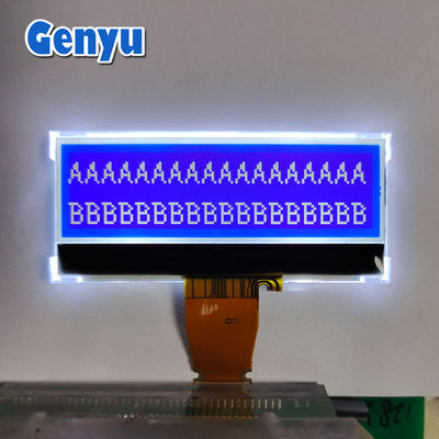 Καλή τιμή. 2.18 ιντσών COG Εικαστική οθόνη LCD 128x64 Dots STN Μπλε 10PIN SPI Διασύνδεση σε απευθείας σύνδεση