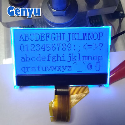 Καλή τιμή. 2.7 ίντσες 128x64 Εικαστική οθόνη LCD FSTN COG Γαλάζιο φως πίσω 3.3V 26PIN FPC σε απευθείας σύνδεση